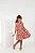 Vestido Tal Mãe, Tal Filha Estampado Geométrico laranja– Kit Mãe e Filha - Imagem 3