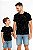 Kit Pai e Filho Camiseta Preta Combinando | Tal Pai Tal Filho - Imagem 1