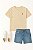 Kit Pai e Filho Camiseta Bege Combinando | Tal Pai Tal Filho - Imagem 4