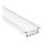 Perfil de LED Branco Embutir 2,45x0,7cm Barra 2m - Imagem 3