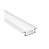 Perfil de LED Branco Embutir 2,45x0,7cm Barra 2m - Imagem 1