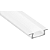 Perfil de LED Branco Embutir 2,45x0,7cm Barra 3m - Imagem 1