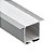 Perfil de LED Alumínio Embutir 3,6x2,8cm Barra 2m - Imagem 1