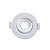 Spot Led 3w Direcionável Base Branca Redondo Branco Quente - Imagem 1