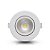 Spot Led 3w Direcionável Base Branca Redondo Branco Quente - Imagem 1