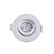 Spot Led 3w Direcionável Base Branca Redondo Branco Quente - Imagem 2