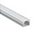 Perfil de LED Branco Sobrepor 1,7x1,5 cm Barra 2m - Imagem 1
