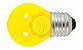 Lâmpada Bulbo LED Bolinha 1w E27 Amarela - Imagem 2