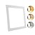 Plafon Led Embutir 40x40 36w Quadrado | Branco Neutro - Imagem 1