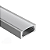 Perfil de LED Sobrepor 17x0,7 mm Barra 3m - Imagem 2