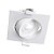 Spot LED 3w Direcionável Quadrado Branco - Imagem 1