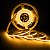 Fita LED COB Dourada com Plug 10 Metros / 127v - Imagem 2