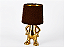 Abajur de Mesa Decorativo Personaggio Gold E14 Bivolt Embuled - Imagem 1