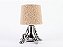 Abajur de Mesa Decorativo Personaggio Cromado E14 Bivolt Embuled - Imagem 1