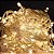 Luzinha de Natal Pisca Pisca 9,7m com 100 Leds Branco Quente 220v - Imagem 1