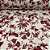 Linho Floral Vermelho - Imagem 1