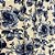 Linho Rosas Azul - Imagem 5