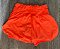 Shorts com bolso canguru na cintura e bermuda antiatrito - laranja - feminino - Imagem 2
