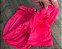 Shorts com bolso canguru na cintura e bermuda antiatrito - Rosa - feminino - Imagem 4