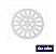Dacunha Grelha Plastica Branca Fixa Redonda Dn 150 - Imagem 1