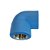 TF Joelho Femea PPR Azul Dn 25x1/2" - Imagem 2