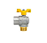 TG Valvula Angular Para Gas MxF Dn 1" - RMF100GD - Imagem 1
