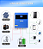 Inversor Solar Híbrido 4.2kw 24V 220V Controlador fotovoltaico MPPT Integrado  Anenji - Imagem 2