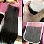 TOP CLOSURE HUMANA LISA 45CM (  150% DENSIDADE ) - TELA TRANSPARENTE - Imagem 1