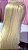 TOP CLOSURE CABELO HUMANO LISA LOIRA  35CM - Imagem 1
