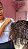 FRONTAL CLOSURE ORELHA A ORELHA HUMANA CRESPA  45 cm - Imagem 2