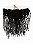 FRONTAL CLOSURE ORELHA A ORELHA HUMANA CRESPA  45 cm - Imagem 1