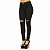 Calça Jeans Feminina Preta Rasgada no Joelho - Imagem 6