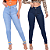 Calça jeans feminina cintura alta combo com 2 peças Premium - Imagem 6