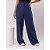Calça Feminina Pantalona Plus Size Wide Leg Cós Alto Duna Premium - Imagem 5
