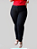 Calça Jeans Preta Plus Size Com Elastano. - Imagem 1