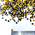Strass Hotfix Termocolante 5mm Dourado - 500 Unidades - Imagem 1