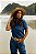 BLUSA DENIM PREGAS NA MANGA - Imagem 1