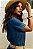 BLUSA DENIM PREGAS NA MANGA - Imagem 2