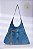 Bolsa Hobo Denim Tachas & Corrente (Upcycling) - Imagem 1