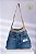 Bolsa Hobo Denim Treliça Areia (Upcycling) - Imagem 1