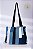 Bolsa Shopper Patch Indigo Grafite (Upcycling) - Imagem 2