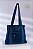 Bolsa Tote Indigo Corrente & Tramas (Upcycling) - Imagem 1