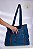 Bolsa Tote Indigo Galão Caramelo (Upcycling) - Imagem 3