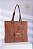 Bolsa Tote Terra Cobre com Faixa Python (Upcycling) - Imagem 1