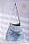 Bolsa Hobo Jeans Azul-Claro com Cinto de Amarrar (Upcycling) - Imagem 1