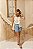 SHORTS DENIM BOLSO BORDADO - Imagem 1