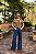 WIDE LEG JEANS NERVURA LATERAL - Imagem 1