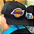 Cap Los Angeles Lakers Classic Black Snapback Aba Reta - Imagem 1