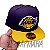 Cap Los Angeles Lakers Classic Purple Snapback Aba Reta - Imagem 2