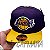Cap Los Angeles Lakers Classic Purple Snapback Aba Reta - Imagem 3